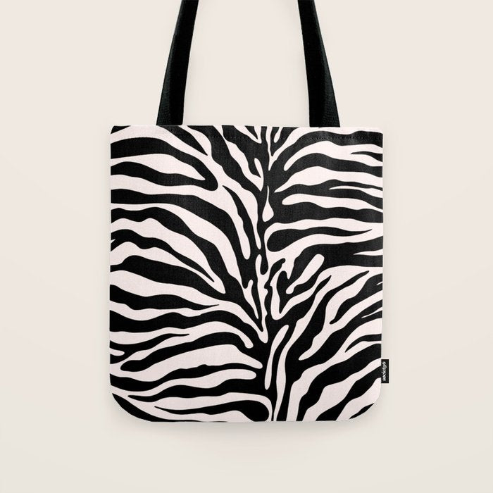 Classic Zebra Print Tote Bag Gallery Image 1