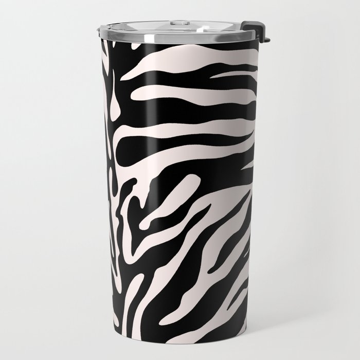 Classic Zebra Print Travel Mug Gallery Image 2