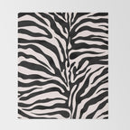 Classic Zebra Print Throw Blanket Gallery Image 2