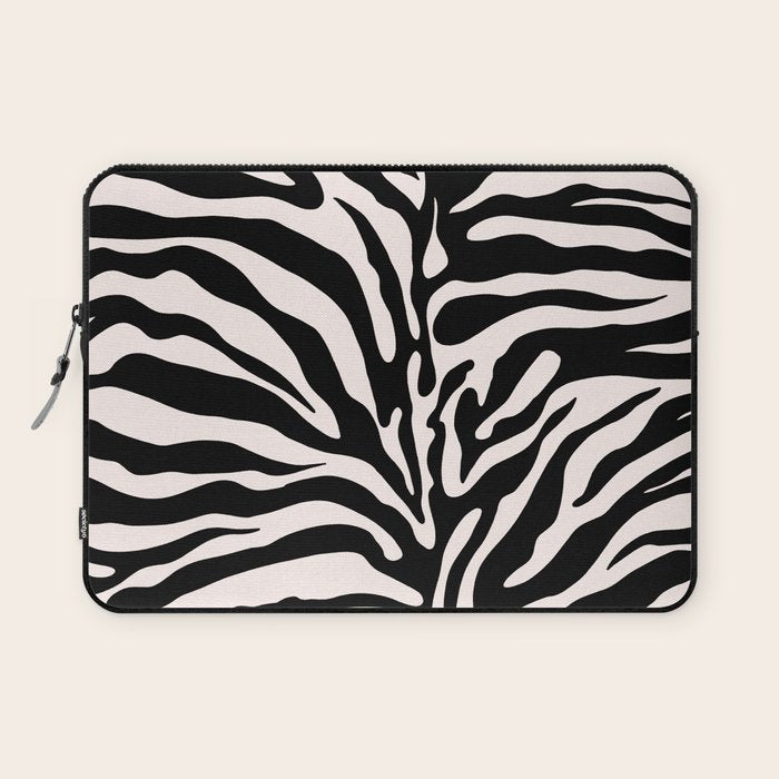 Classic Zebra Print Laptop Sleeve Gallery Image 1