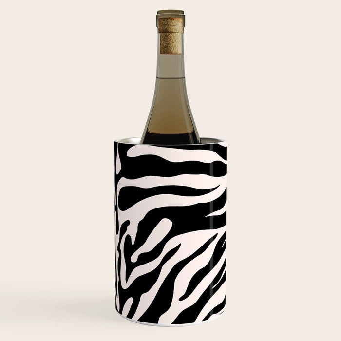 Classic Zebra Print Wine Chiller Gallery Image 3