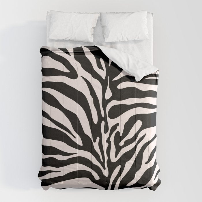 Classic Zebra Print Comforter Gallery Image 1