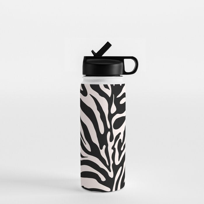 Classic Zebra Print Water Bottle Gallery Image 1