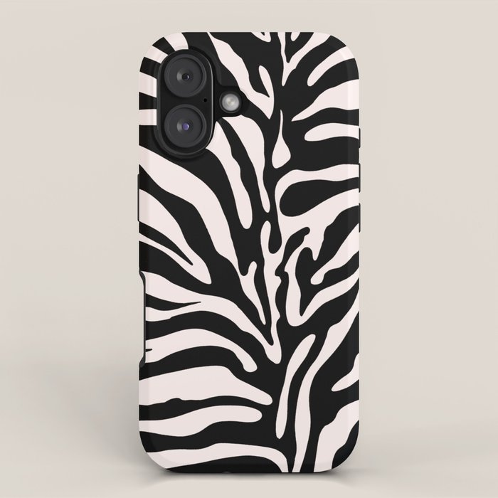 Classic Zebra Print iPhone Case Gallery Image 1