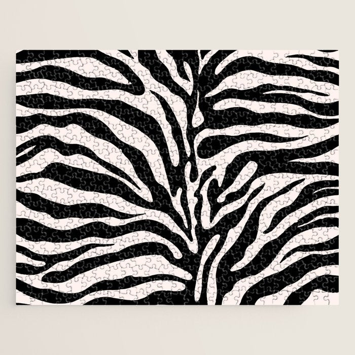 Classic Zebra Print Jigsaw Puzzle Gallery Image 1