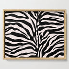 Classic Zebra Print Serving Tray Gallery Image 1