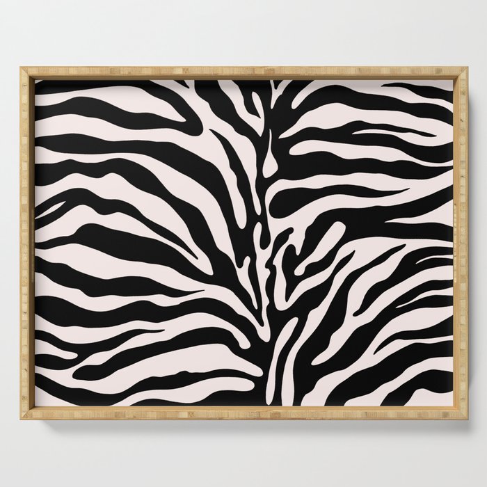 Classic Zebra Print Serving Tray Gallery Image 1