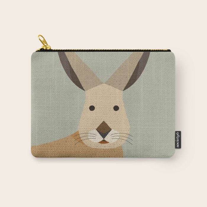 Whimsy European Hare Carry All Pouch Gallery Image 1
