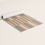 Mixed Stripes Pattern XIII Tropical Summer Yoga Mat Gallery Image 2