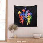 Mushroom Dance Wall Tapestry Gallery Image 2