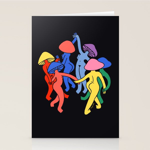 Mushroom Dance Stationery Card Gallery Image 2