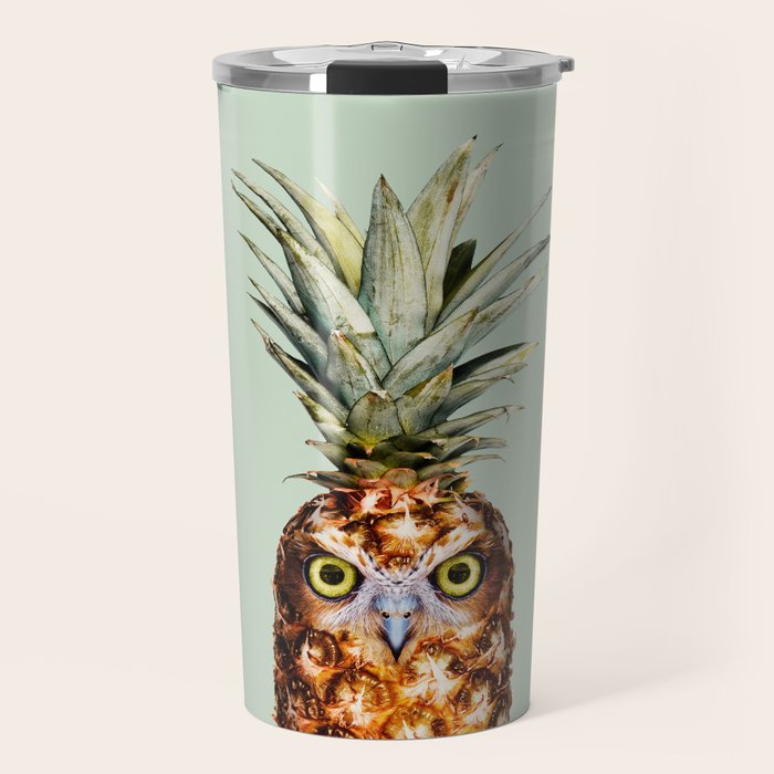 PINEAPPLE OWL Travel Mug Gallery Image 1