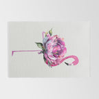 Flower Flamingo Rug Gallery Image 2