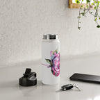 Flower Flamingo Water Bottle Gallery Image 5