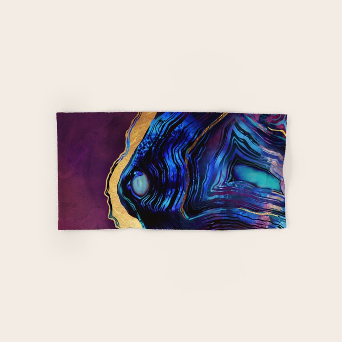 Agate Abstract Bath Towel Gallery Image 1