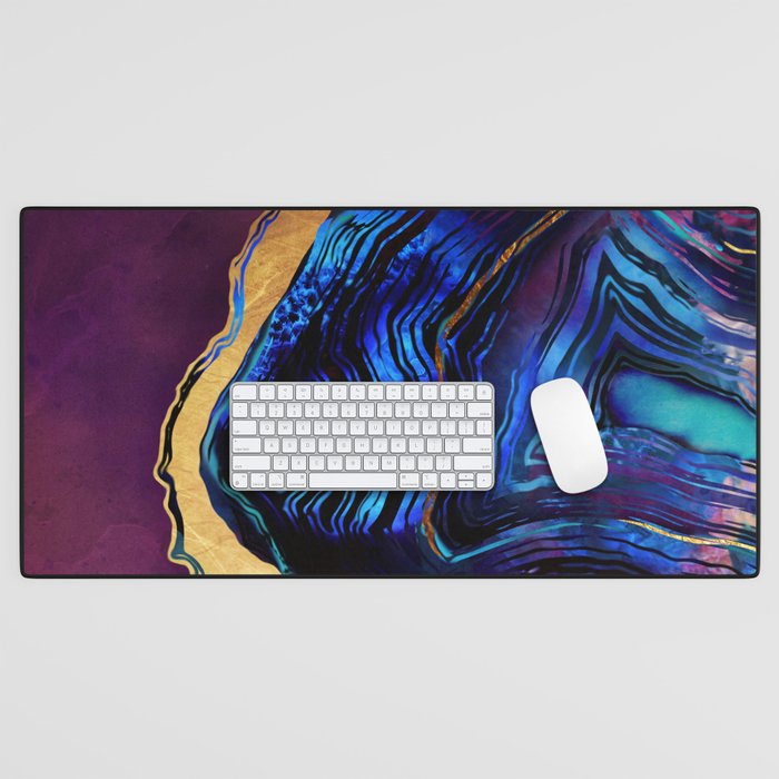 Agate Abstract Desk Mat Gallery Image 1