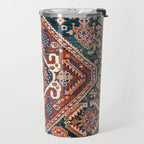 Qashqai Khorjin  Antique Fars Persian Bag Face Print Travel Mug Gallery Image 2