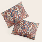 Qashqai Khorjin  Antique Fars Persian Bag Face Print Pillow Sham Gallery Image 3