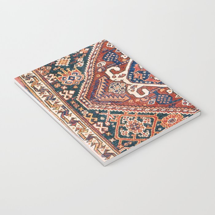Qashqai Khorjin  Antique Fars Persian Bag Face Print Notebook Gallery Image 3