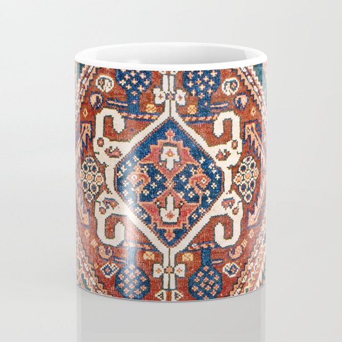 Qashqai Khorjin  Antique Fars Persian Bag Face Print Coffee Mug Gallery Image 4