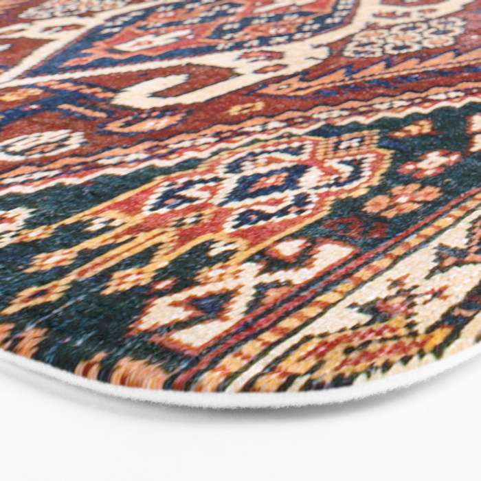 Qashqai Khorjin  Antique Fars Persian Bag Face Print Bath Mat Gallery Image 3