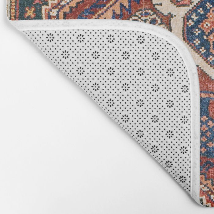 Qashqai Khorjin  Antique Fars Persian Bag Face Print Bath Mat Gallery Image 2