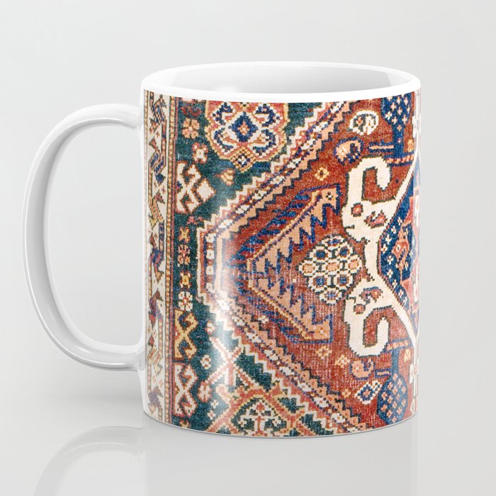 Qashqai Khorjin  Antique Fars Persian Bag Face Print Coffee Mug Gallery Image 3
