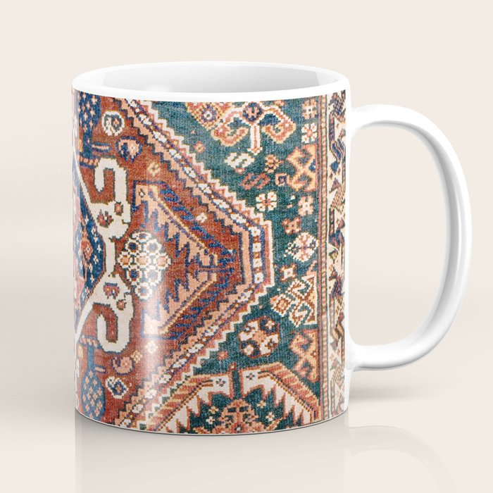 Qashqai Khorjin  Antique Fars Persian Bag Face Print Coffee Mug Gallery Image 1