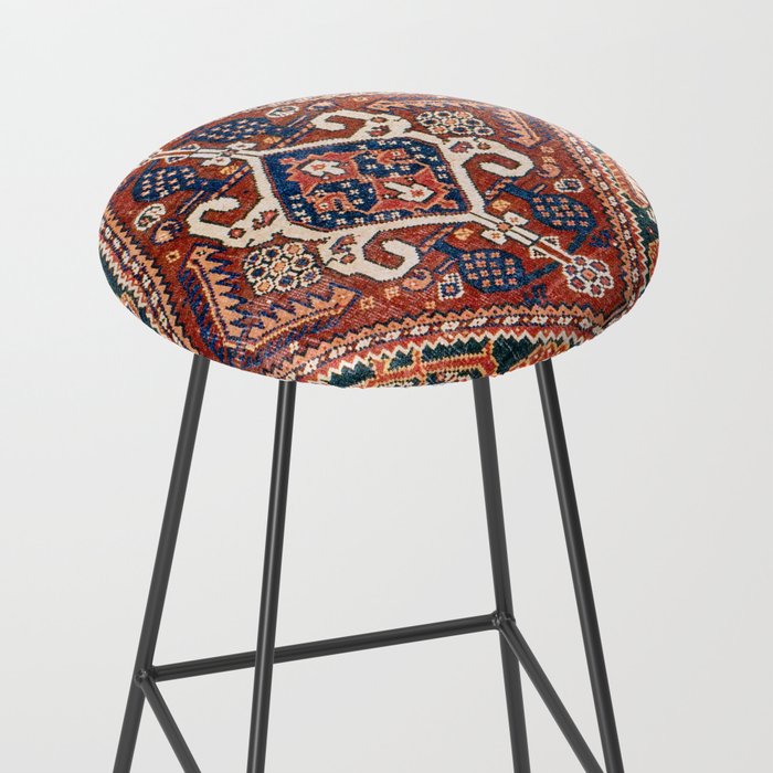 Qashqai Khorjin  Antique Fars Persian Bag Face Print Stool Gallery Image 2