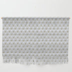 Faux White Leather Buttoned Wall Hanging Gallery Image 1
