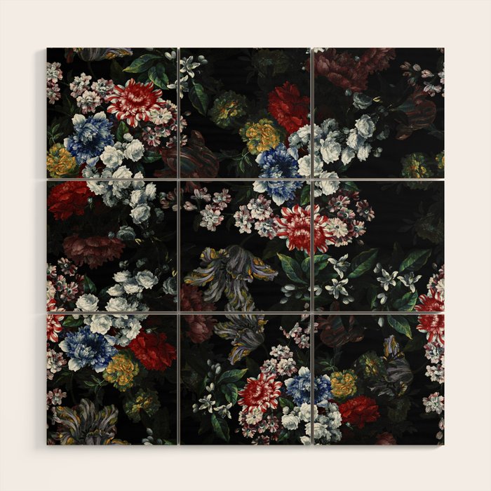 Dark Garden Wood Wall Art Gallery Image 1
