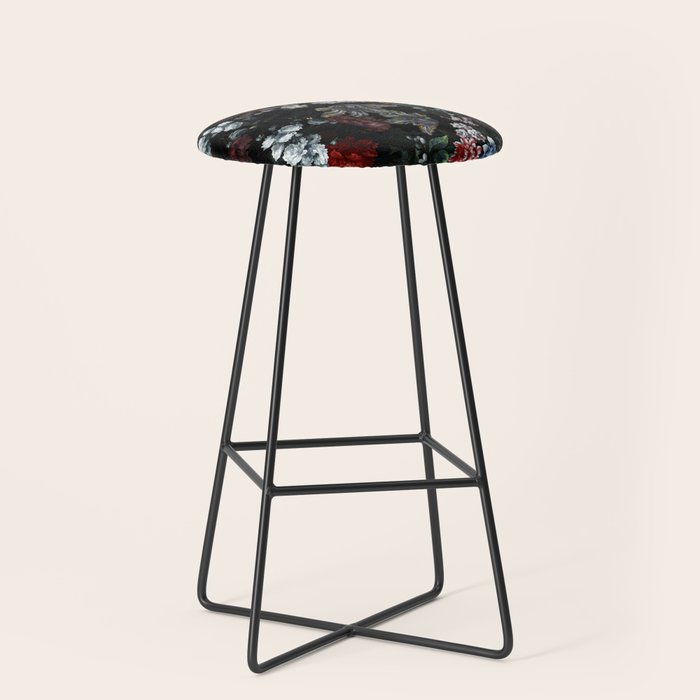 Dark Garden Stool Gallery Image 1
