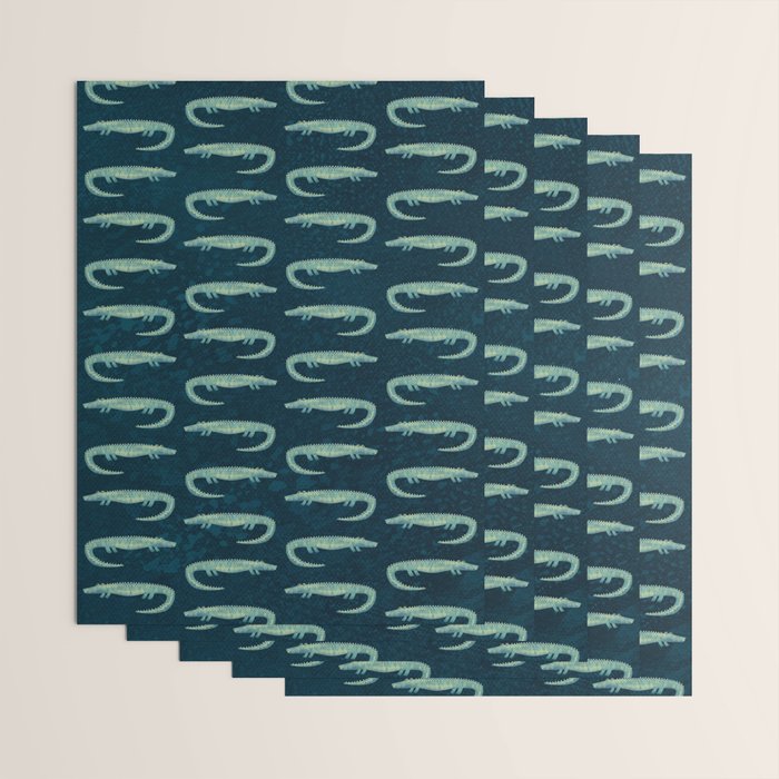 Alligator - or maybe Crocodile Wrapping Paper Gallery Image 3