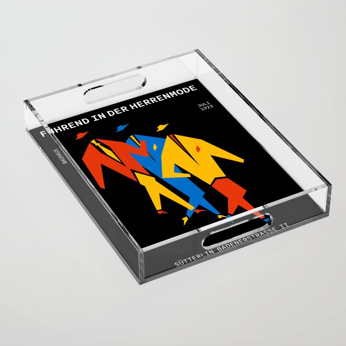 Men | Bauhaus IV: Night Black Edition Acrylic Tray Gallery Image 1