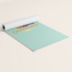 Capricorn Feelings in Pastel Green | Zodiac Series Yoga Mat Gallery Image 2