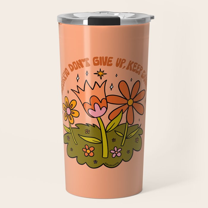 Scorpio Flower Travel Mug Gallery Image 1