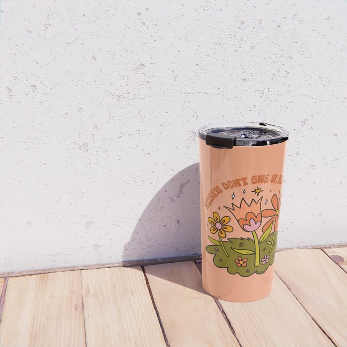 Scorpio Flower Travel Mug Gallery Image 4