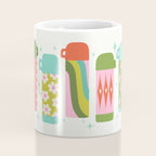 Retro Coffee Thermoses Multicolor on White Coffee Mug Gallery Image 4