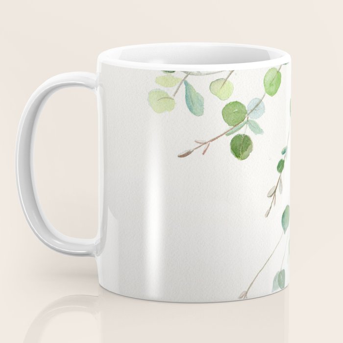 Eucalyptus Watercolor Coffee Mug Gallery Image 3