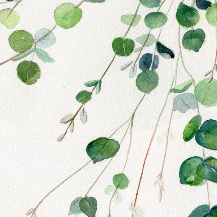 Eucalyptus Watercolor Coffee Mug Gallery Image 2
