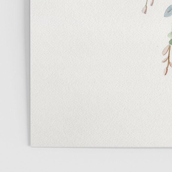 Eucalyptus Watercolor Poster Gallery Image 3