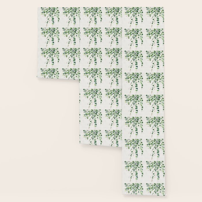 Eucalyptus Watercolor Wallpaper Gallery Image 3