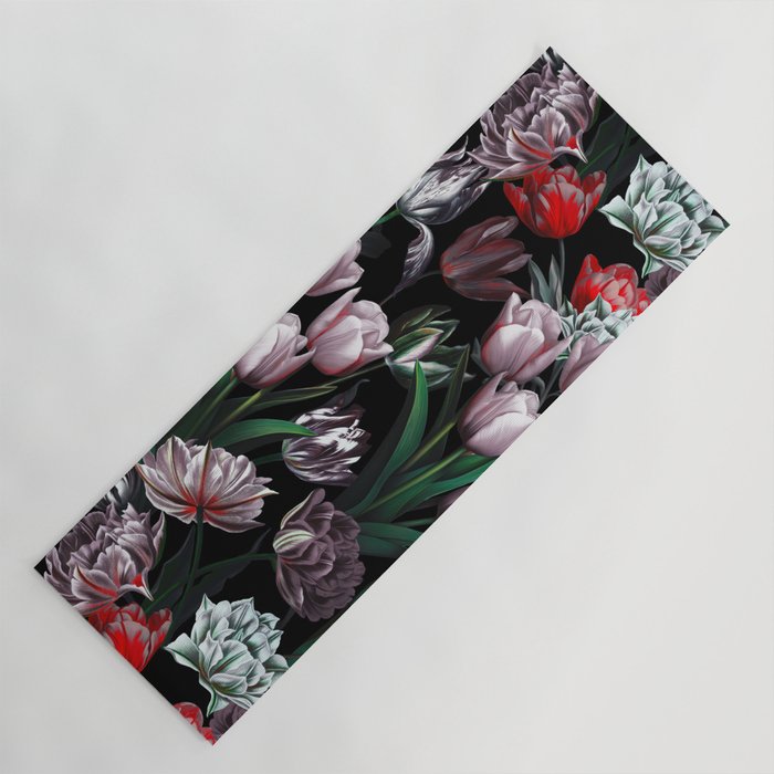 Magic Tulips Pattern VI Yoga Mat Gallery Image 1