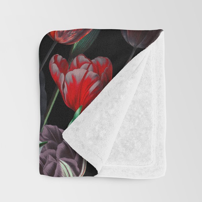 Magic Tulips Pattern VI Throw Blanket Gallery Image 3