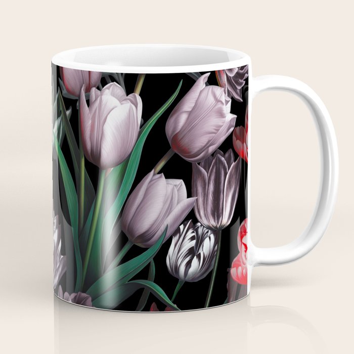 Magic Tulips Pattern VI Coffee Mug Gallery Image 1