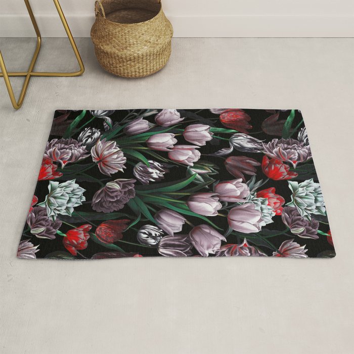 Magic Tulips Pattern VI Rug Gallery Image 1