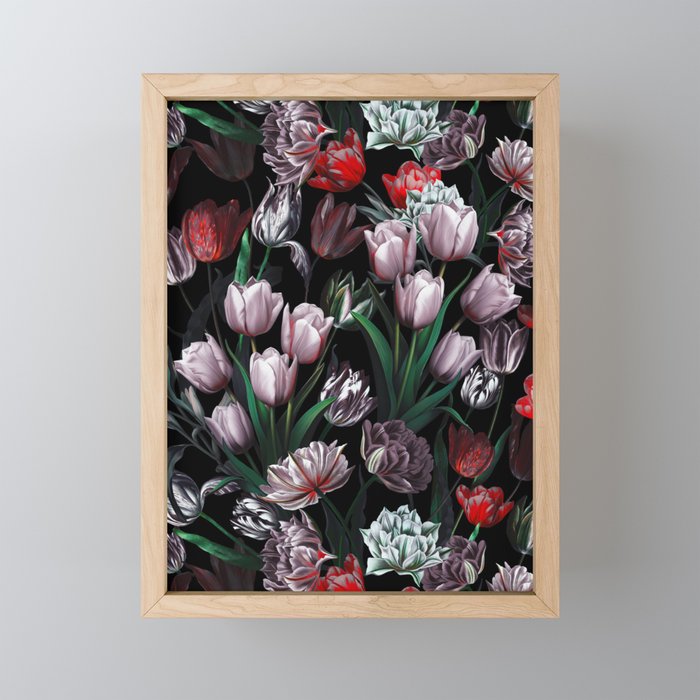 Magic Tulips Pattern VI Mini Art Print Gallery Image 1