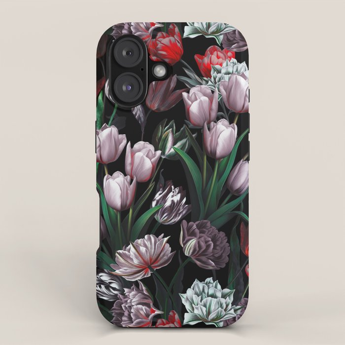 Magic Tulips Pattern VI iPhone Case Gallery Image 1