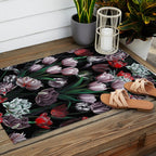 Magic Tulips Pattern VI Outdoor Rug Gallery Image 2