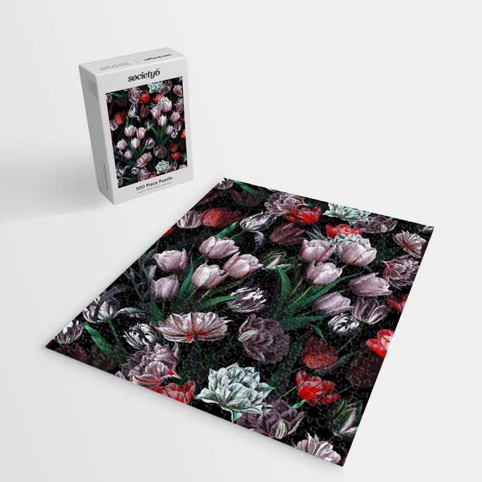 Magic Tulips Pattern VI Jigsaw Puzzle Gallery Image 2